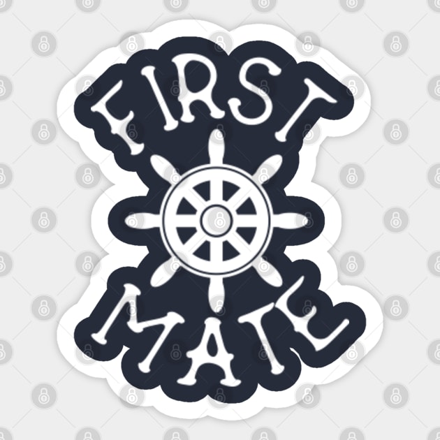 First Mate Sticker by Flippin' Sweet Gear